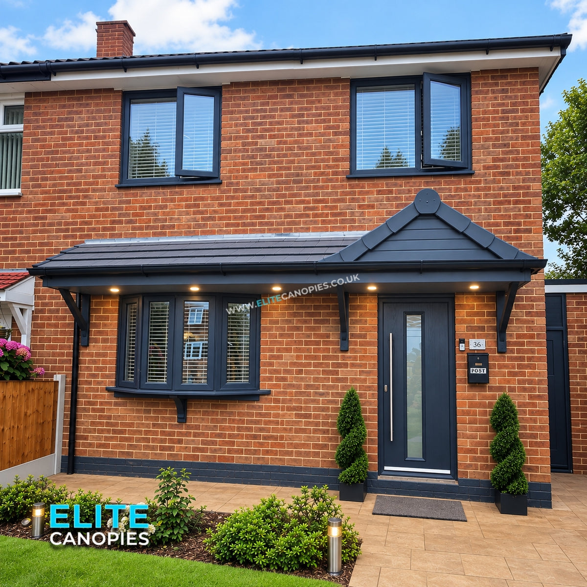 Standard Pitched Window & Door Canopy